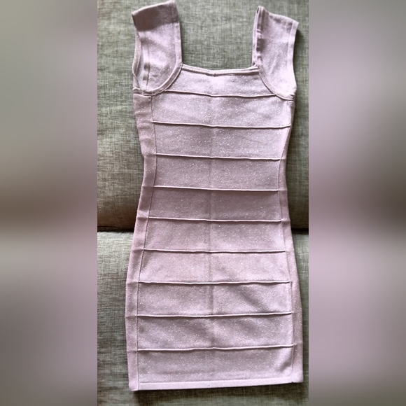 Forever 21 Shimmering/Sparkling Pink Dress Size S - Picture 2 of 5